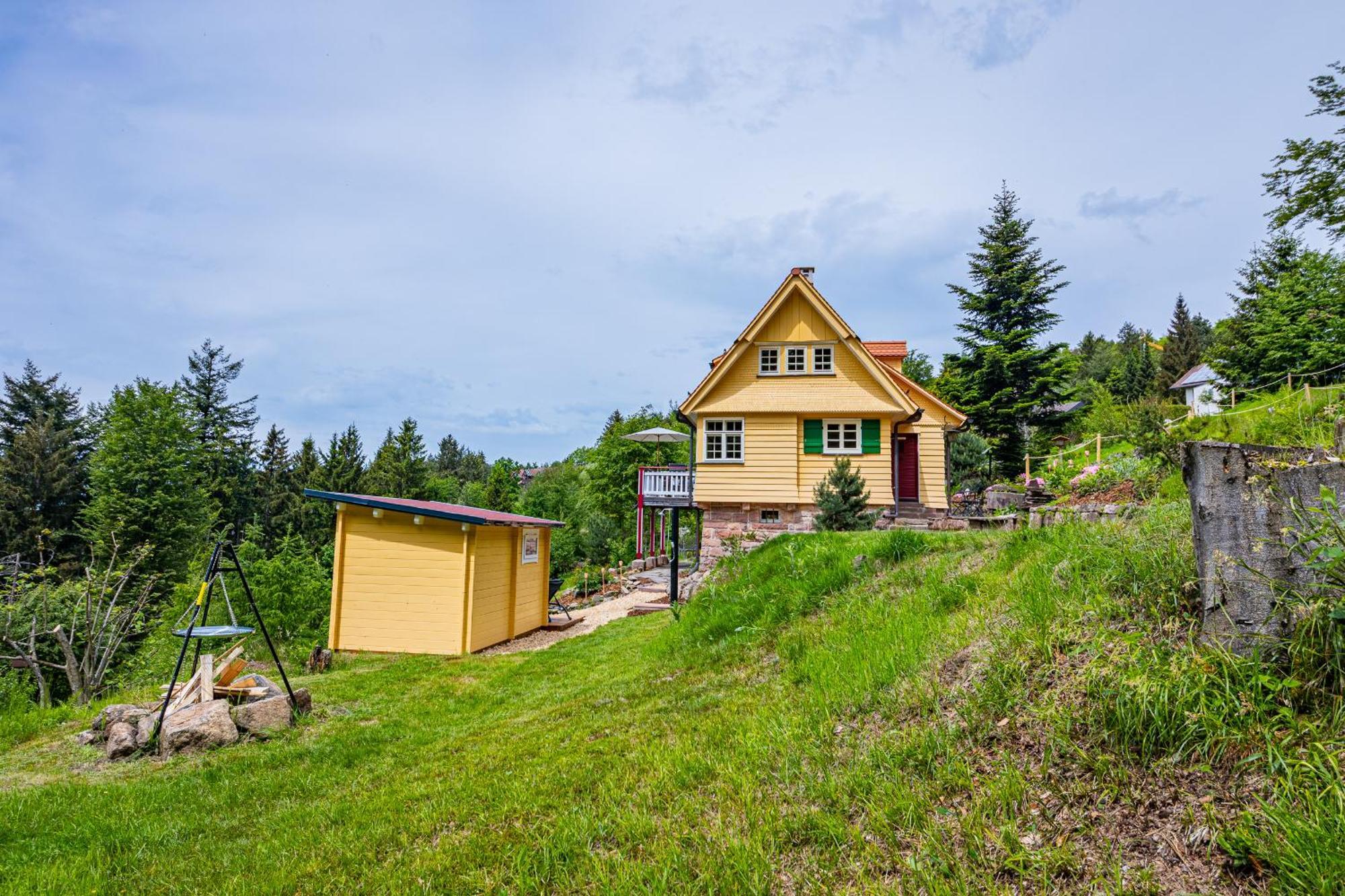 Sonnenhaeusle - Natur. Fernblick. Panorama-Sauna. Sasbachwalden Exterior photo