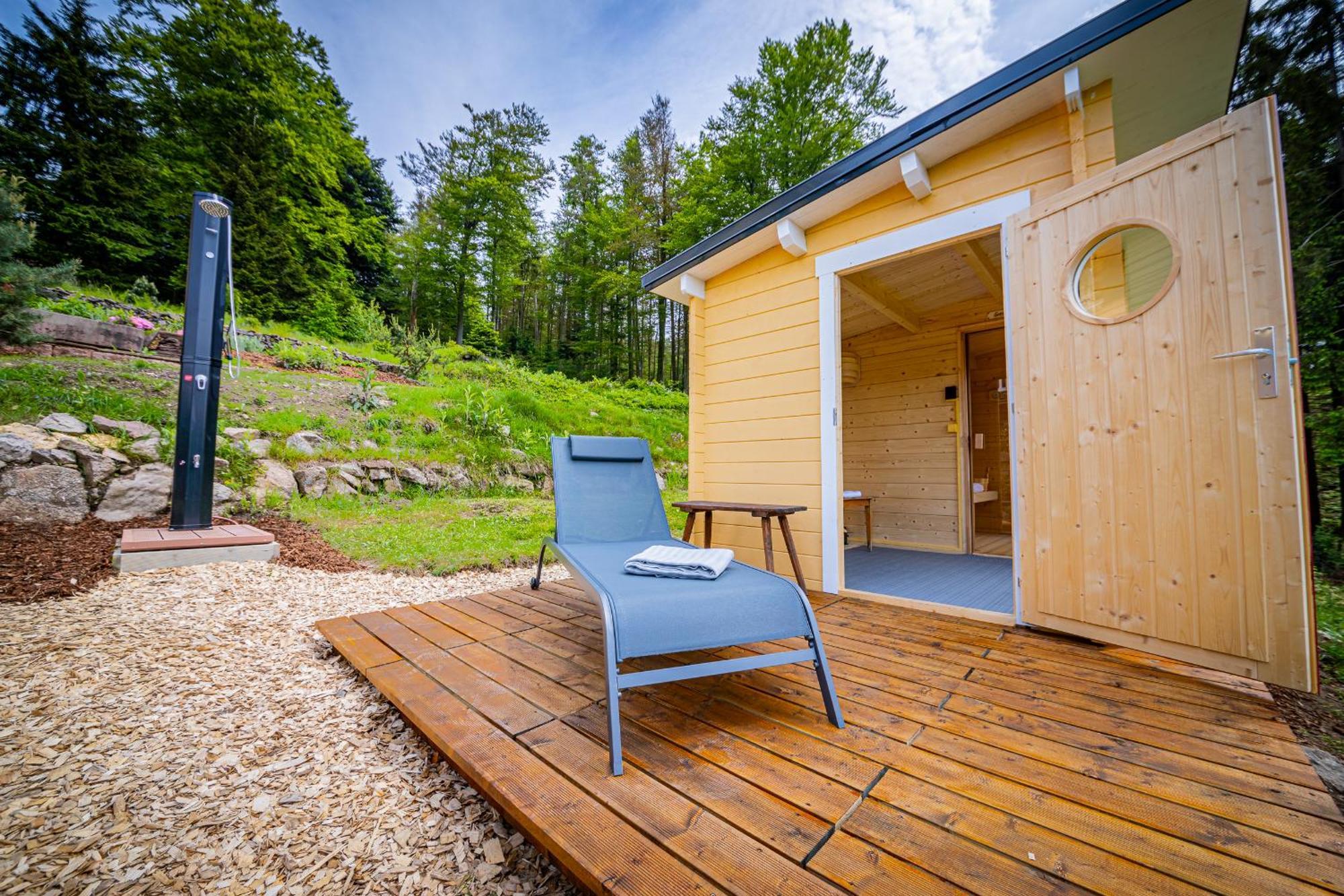 Sonnenhaeusle - Natur. Fernblick. Panorama-Sauna. Sasbachwalden Exterior photo