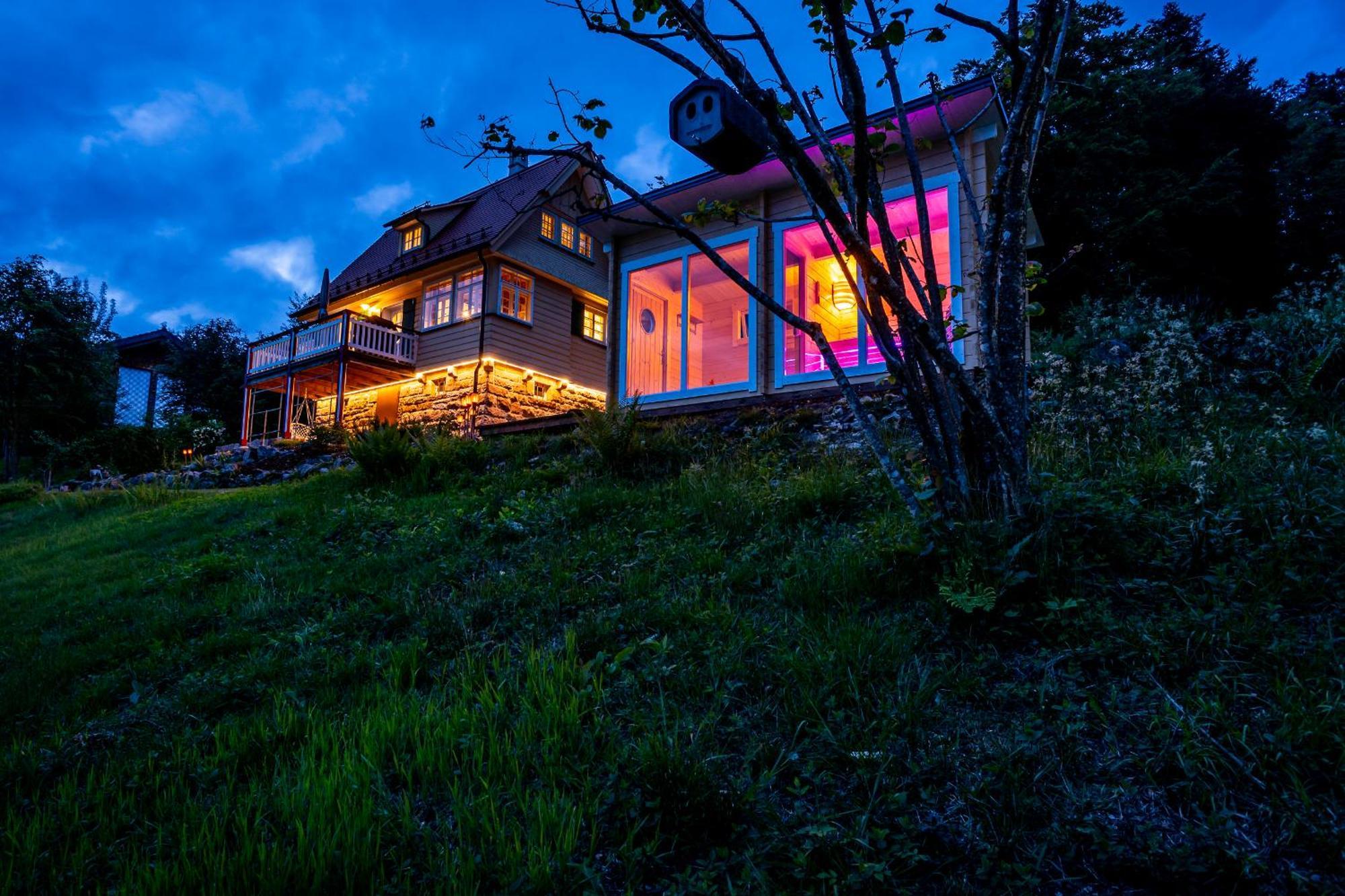 Sonnenhaeusle - Natur. Fernblick. Panorama-Sauna. Sasbachwalden Exterior photo